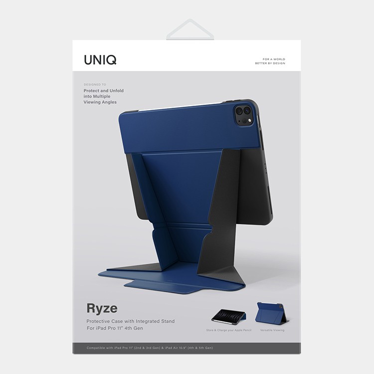 Чехол Uniq Ryze для iPad Pro 11" (2021) / Air 10.9" (2022) Синий