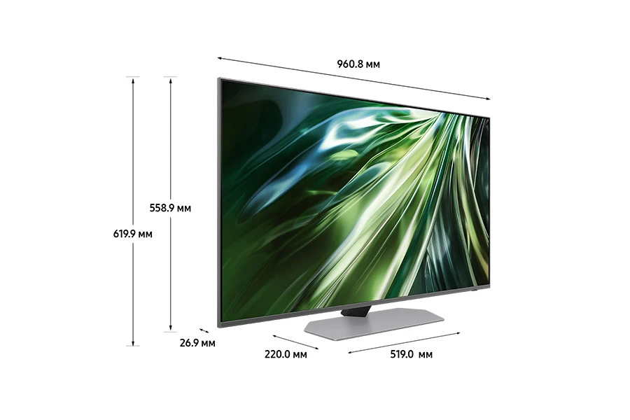 Телевизор Samsung 43" (109 см) QE43QN90DAUXRU серебристый Телевизор Samsung 43" (109 см) QE43QN90DAUXRU серебристый