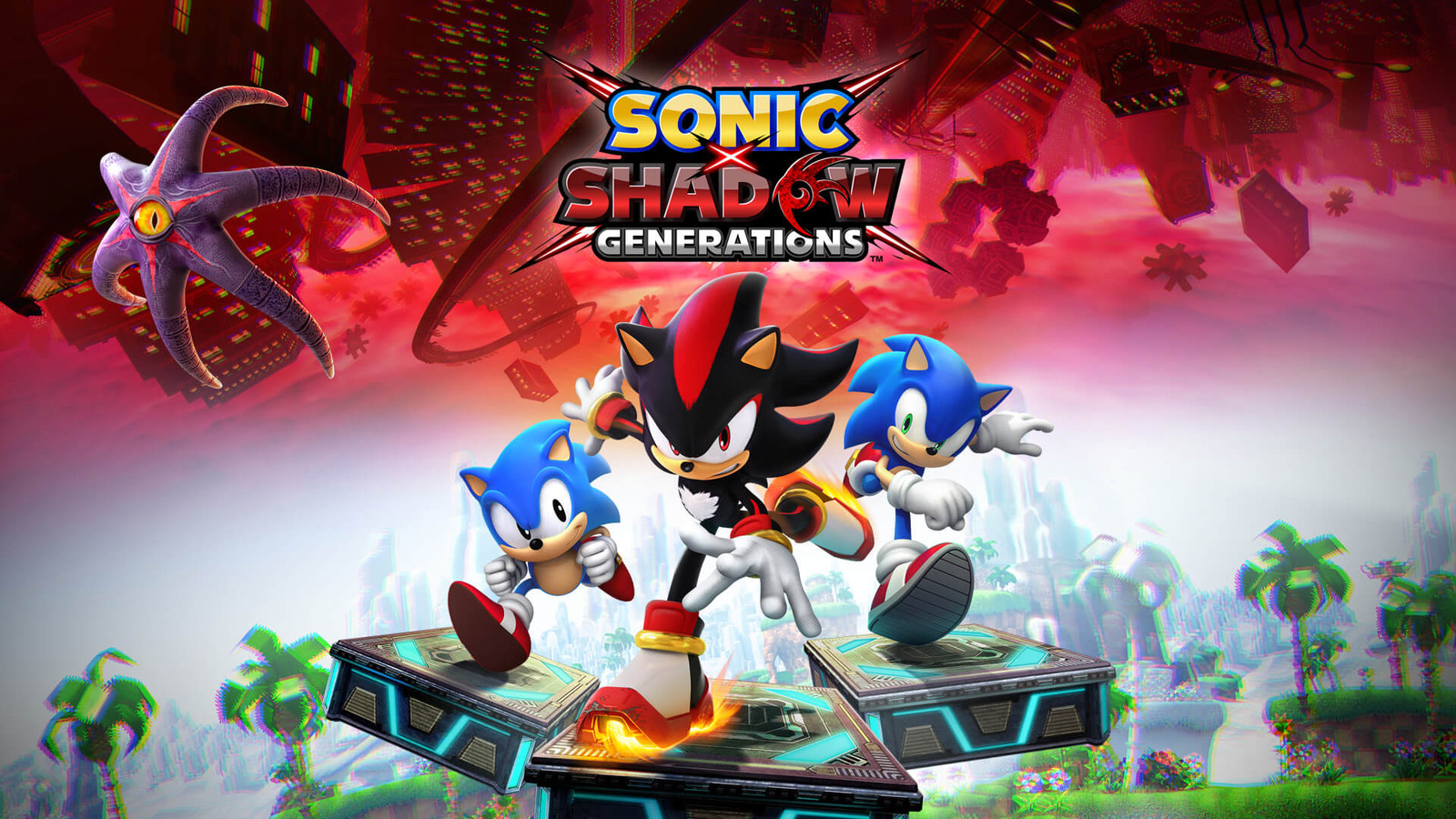 Игра Sonic x Shadow Generations - Day One Edition, русские субтитры (NS)