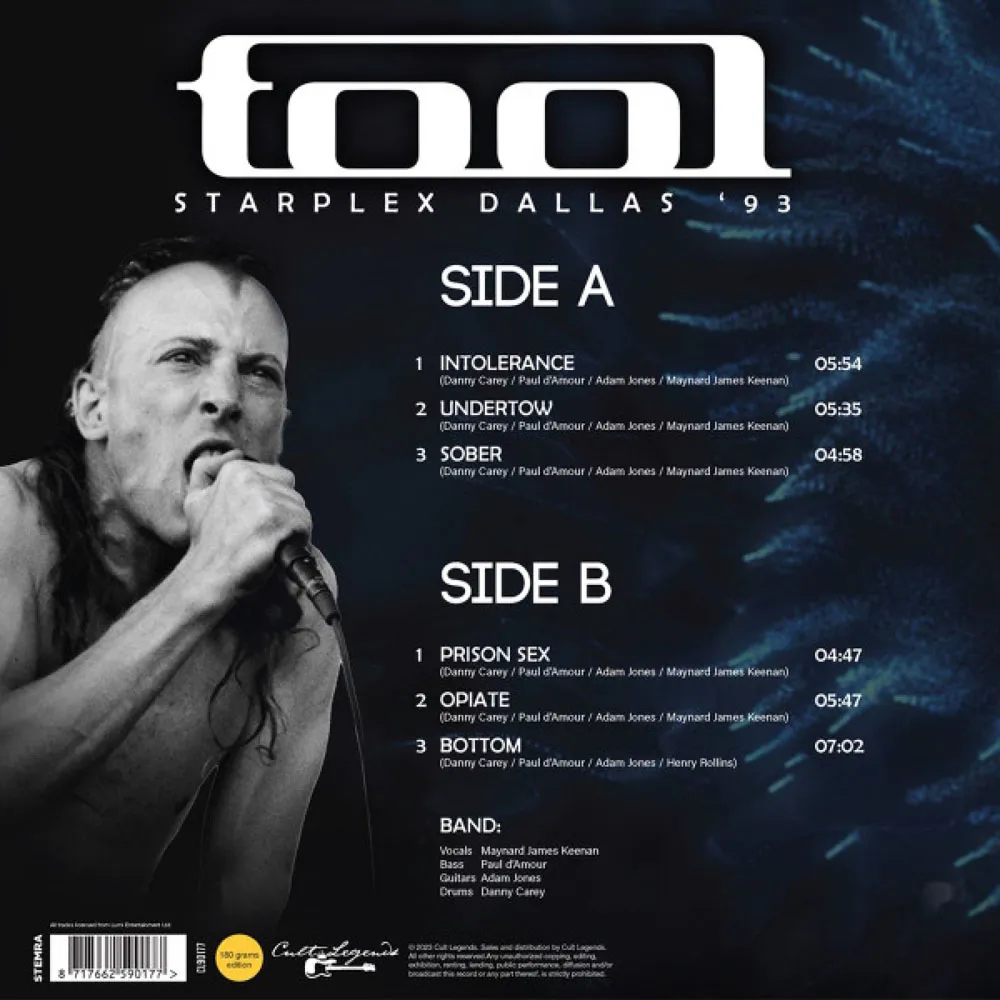 Виниловая пластинка TOOL - Starplex Dallas 93