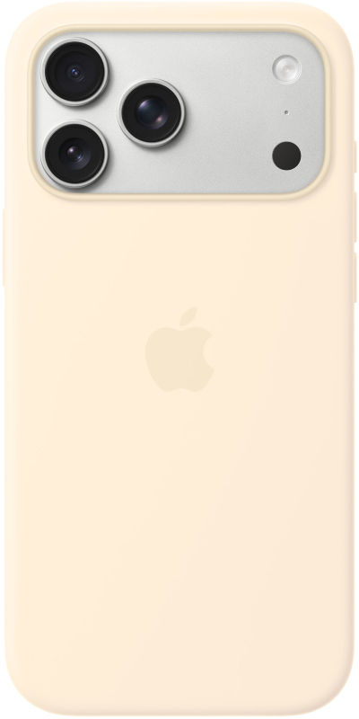 Чехол Apple для iPhone 17 Pro Max Silicone MagSafe, ванильный