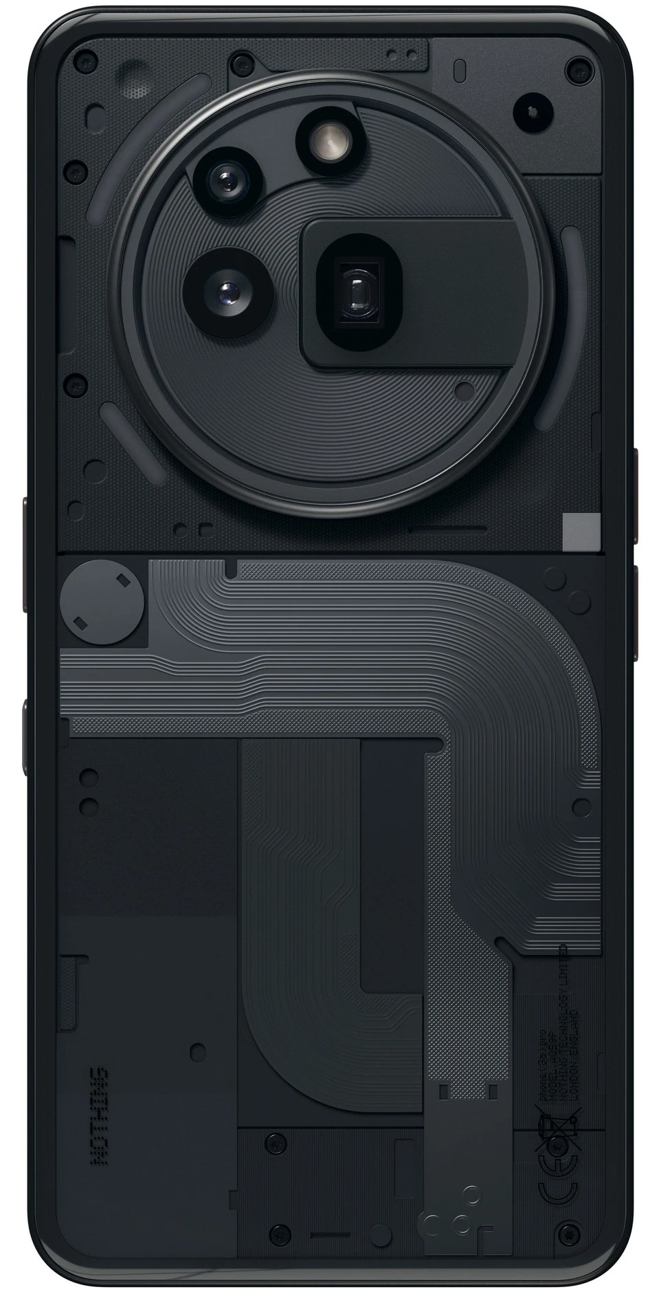 Смартфон Nothing Phone 3A Pro, 12/256 ГБ Черный