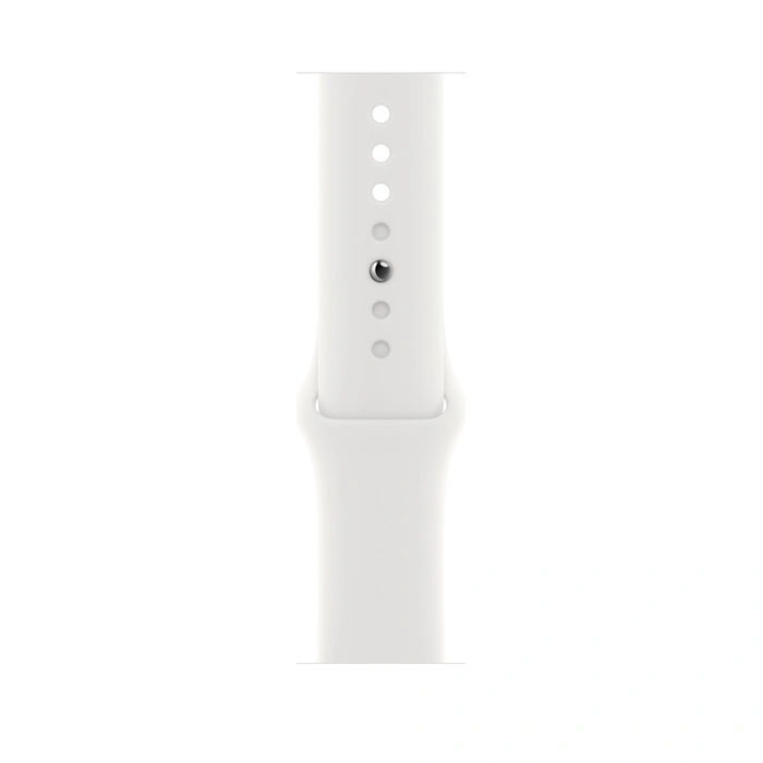 Смарт-часы Apple Watch SE (2022) GPS - 44 mm Silver/White Sport band (MNK23)