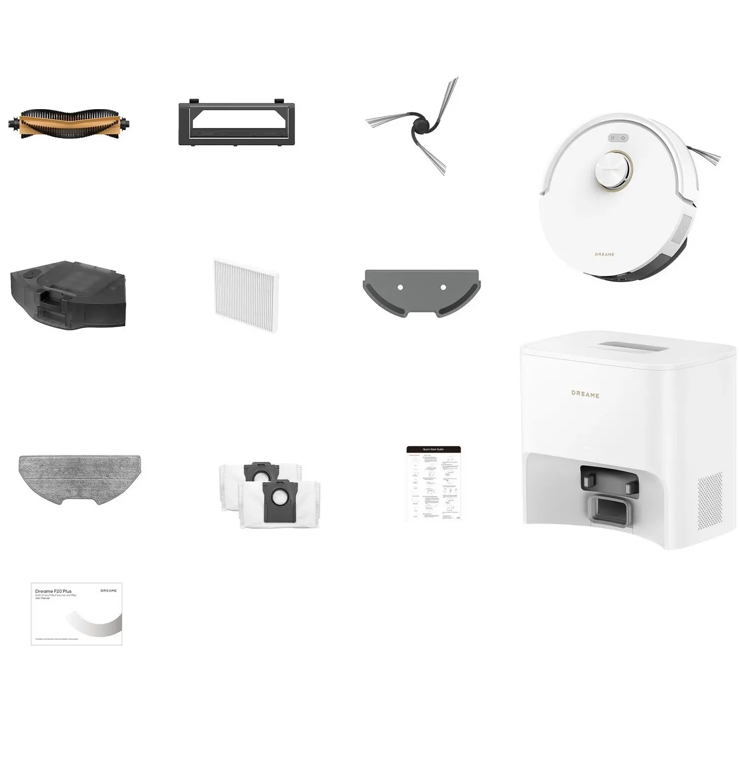 Робот-пылесос Dreame F21 Plus, белый