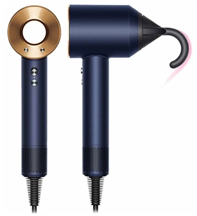 Фен Dyson Supersonic HD08 Blue/Copper с кейсом