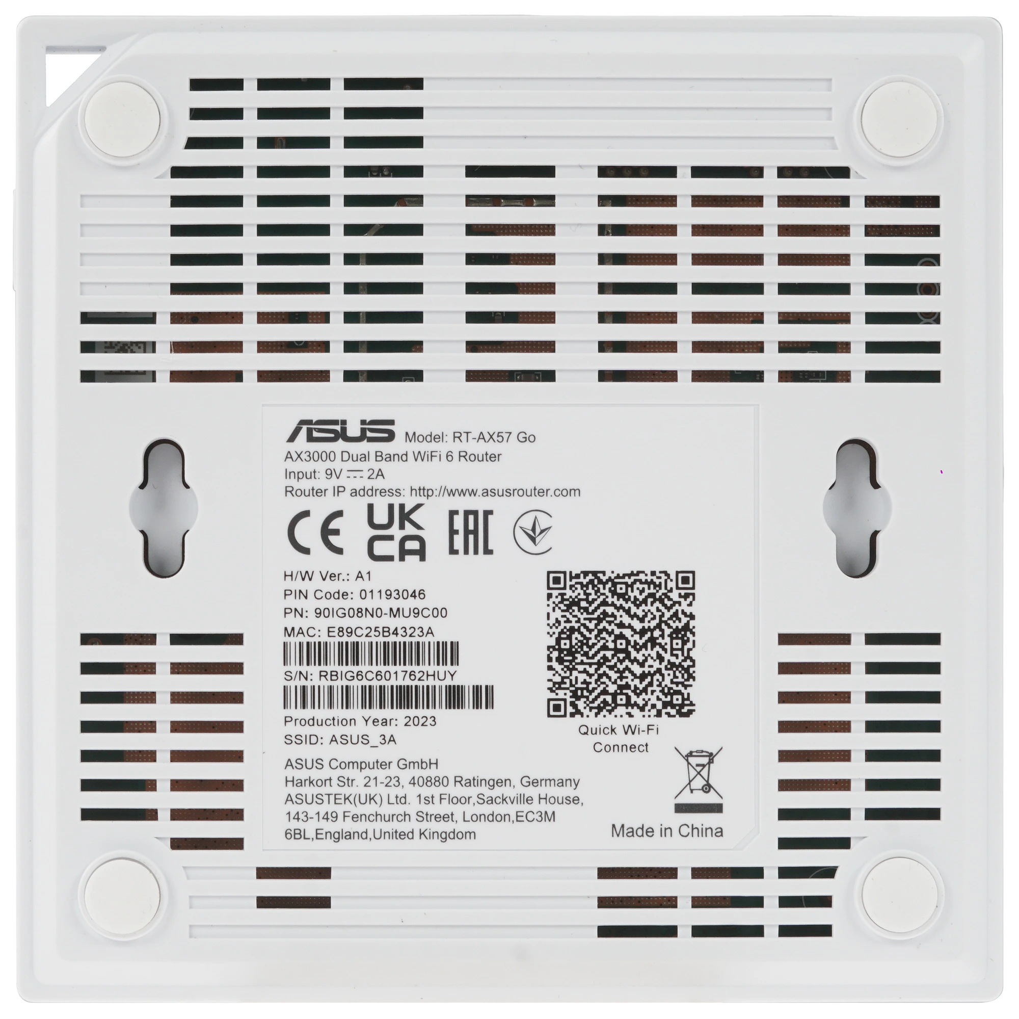 Беспроводной маршрутизатор ASUS RT-AX57 Go