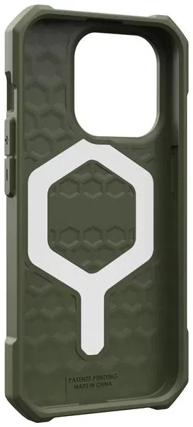 Чехол с поддержкой MAGSAFE UAG Essential Armor для iPhone 15 Pro, цвет Оливковый