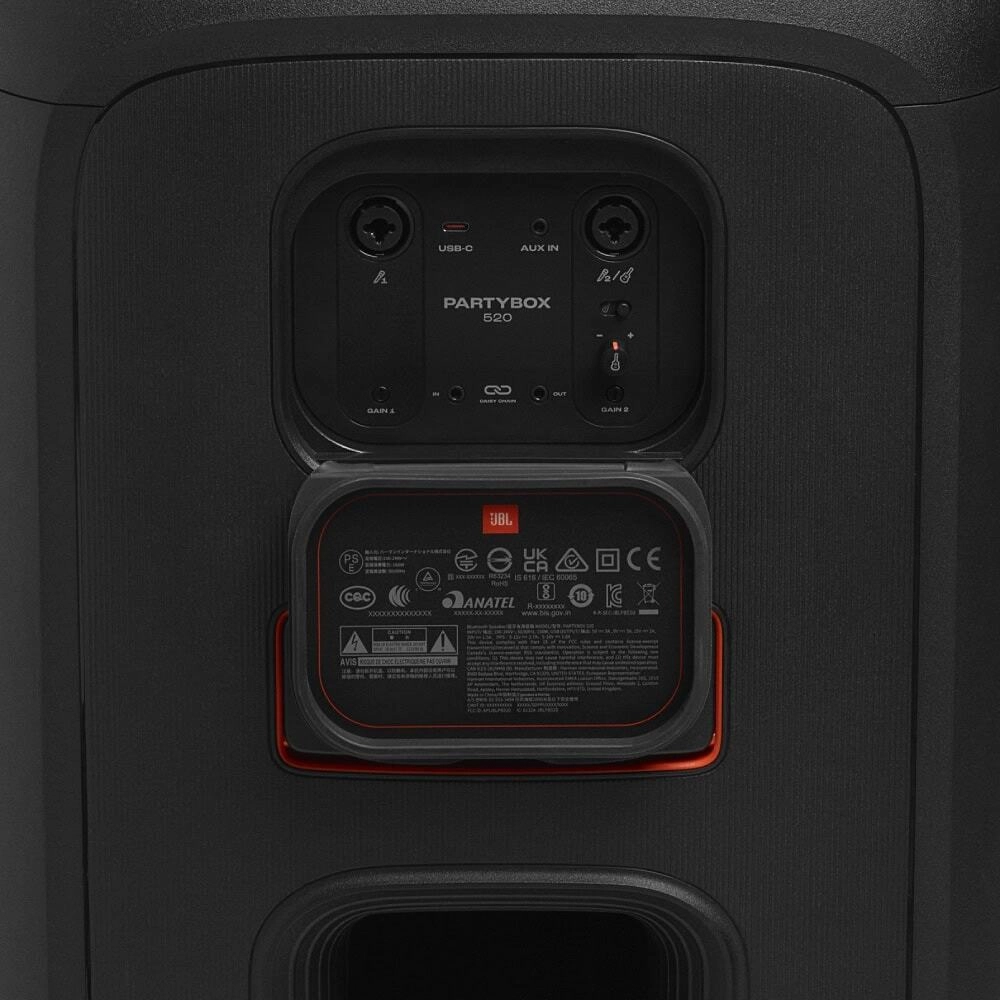 Портативная акустика JBL PartyBox 520, Black