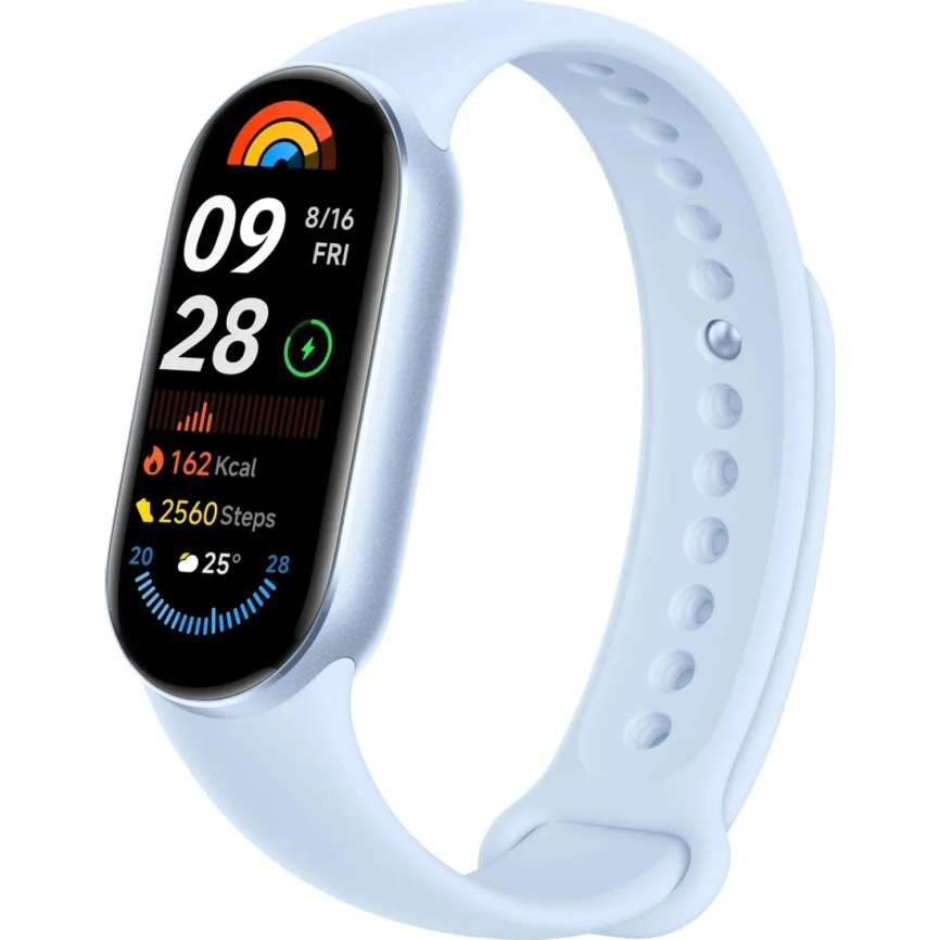 Фитнес-браслет Xiaomi Mi Smart Band 9, цвет Голубой