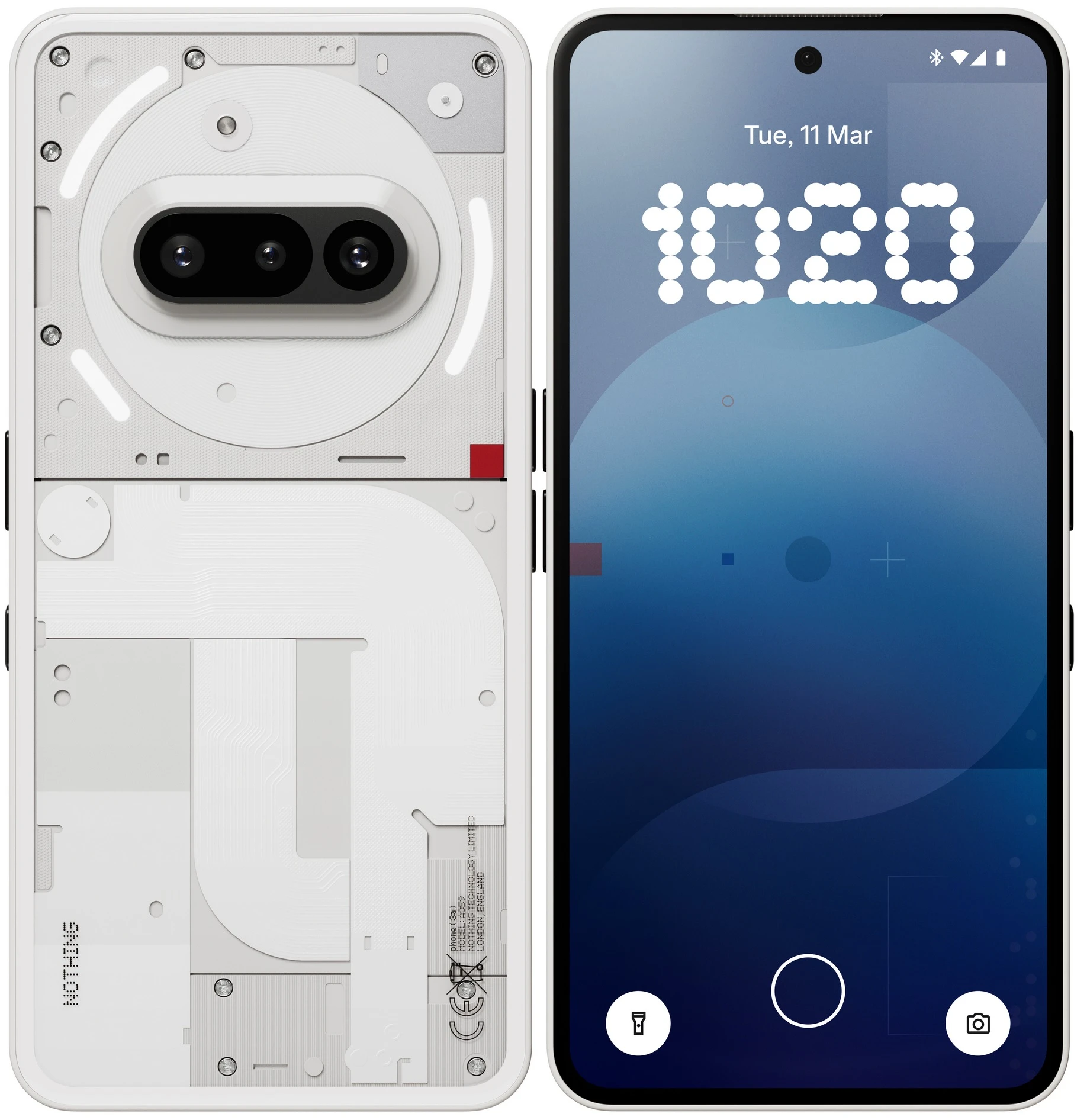 Смартфон Nothing Phone 3A 8/128 ГБ (Белый | White)