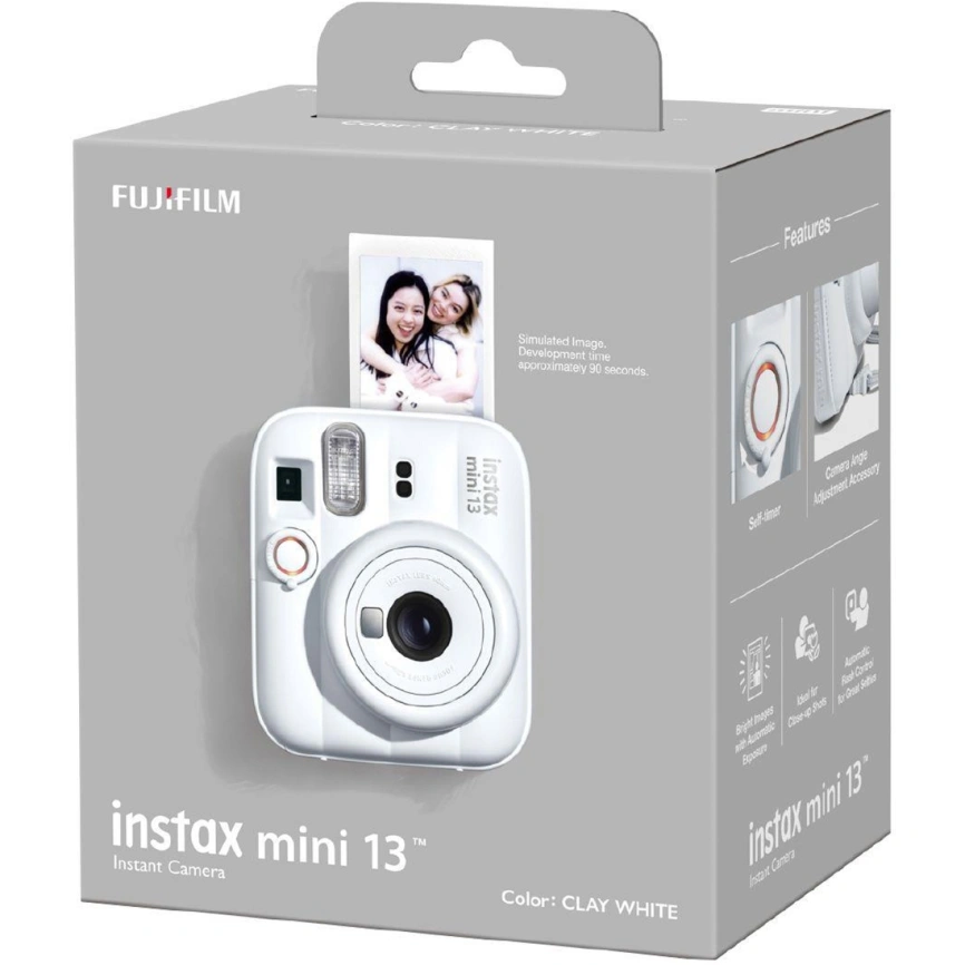 Фотоаппарат моментальной печати FujiFilm Instax mini 13 Clay White