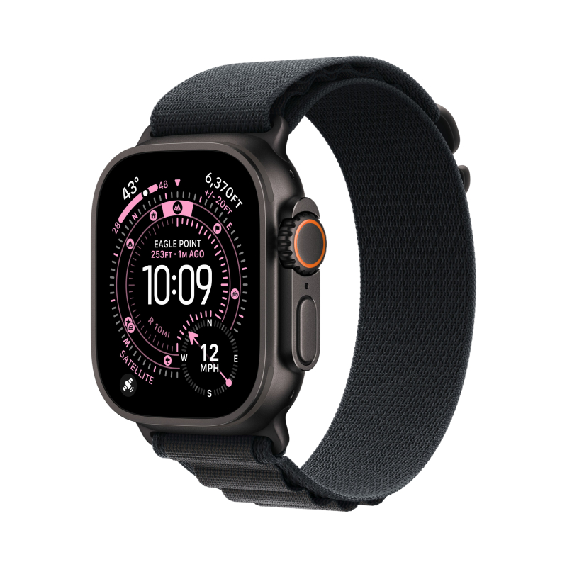 Смарт-часы Apple Watch Ultra 3, 49 мм, Black Titanium Alpine Loop Black M Смарт-часы Apple Watch Ultra 3, 49 мм, Black Titanium Alpine Loop Black M