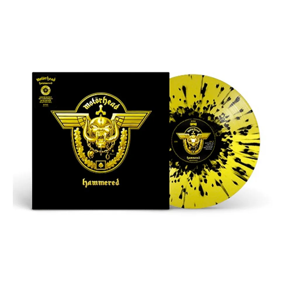 Виниловая пластинка MOTORHEAD - Hammered (Limited 20th Anniversary Edition) (Gold & Black Splatter)