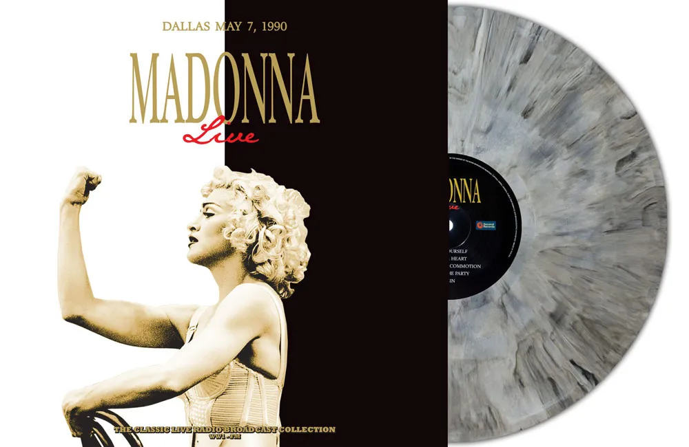 Виниловая пластинка MADONNA - Live In Dallas 1990 (Grey Marble)
