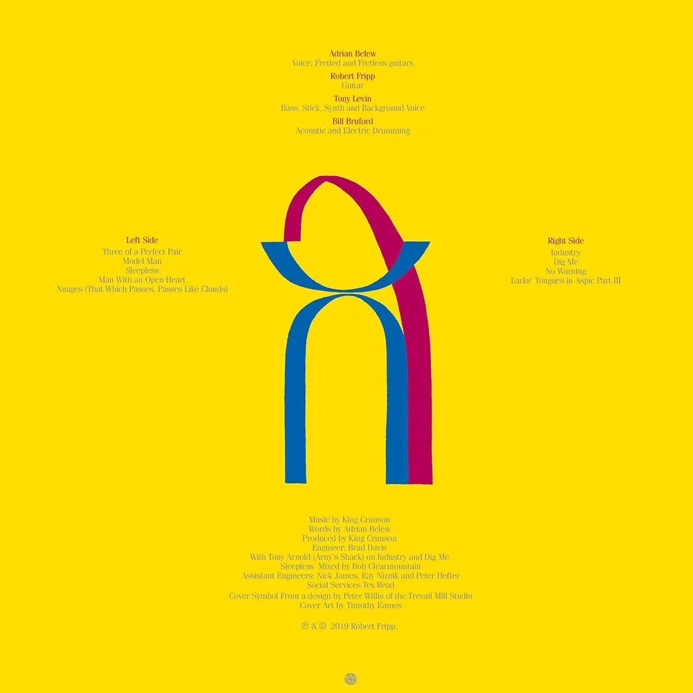 Виниловая пластинка KING CRIMSON - Three Of A Perfect Pair (Steven Wilson Mix) (40th Anniversary)