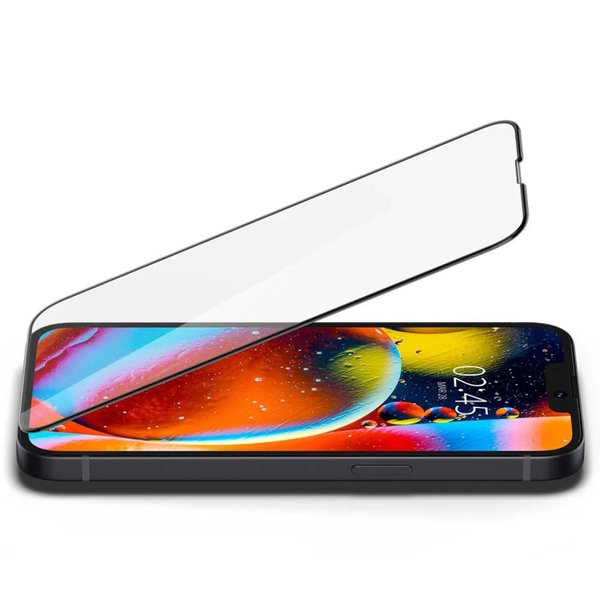 Защитное стекло Spigen iPhone 13 Pro Max Glass tR Slim FC