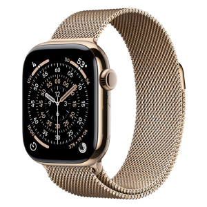 Часы Apple Watch Series 11 42 мм Gold Titanium Case, Milanese Loop (Gold)