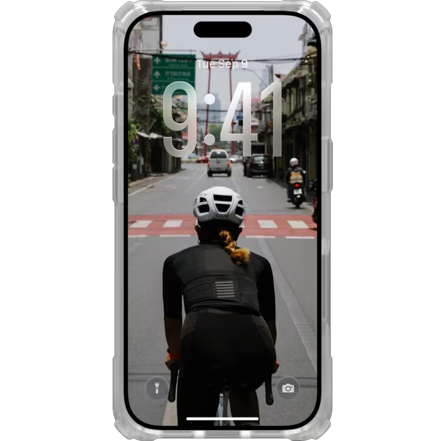 Чехол UAG MagSafe Plasma XTE Case для iPhone 17 Pro Прозрачный/титан