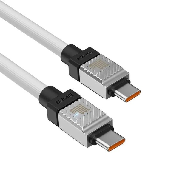 Кабель Baseus Coolplay Series Fast Charging Cable USB Type-C 100W 2 м, Белый