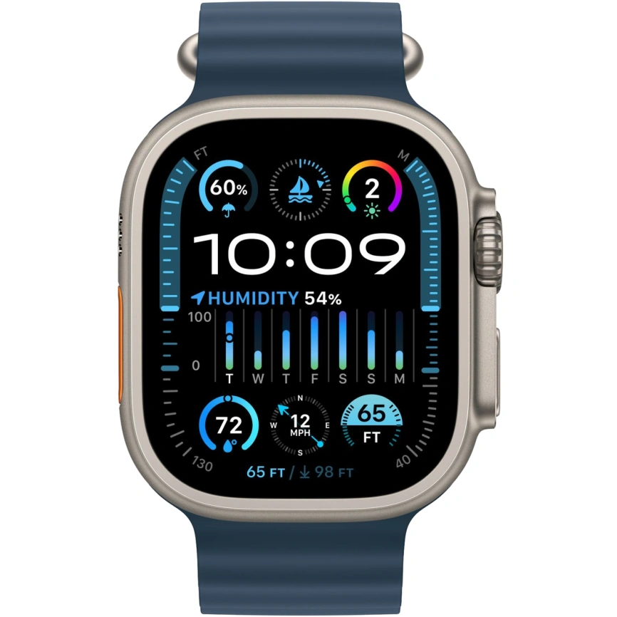 Смарт-часы Apple Watch Ultra 2 - 49 mm ремешок Ocean band | Blue