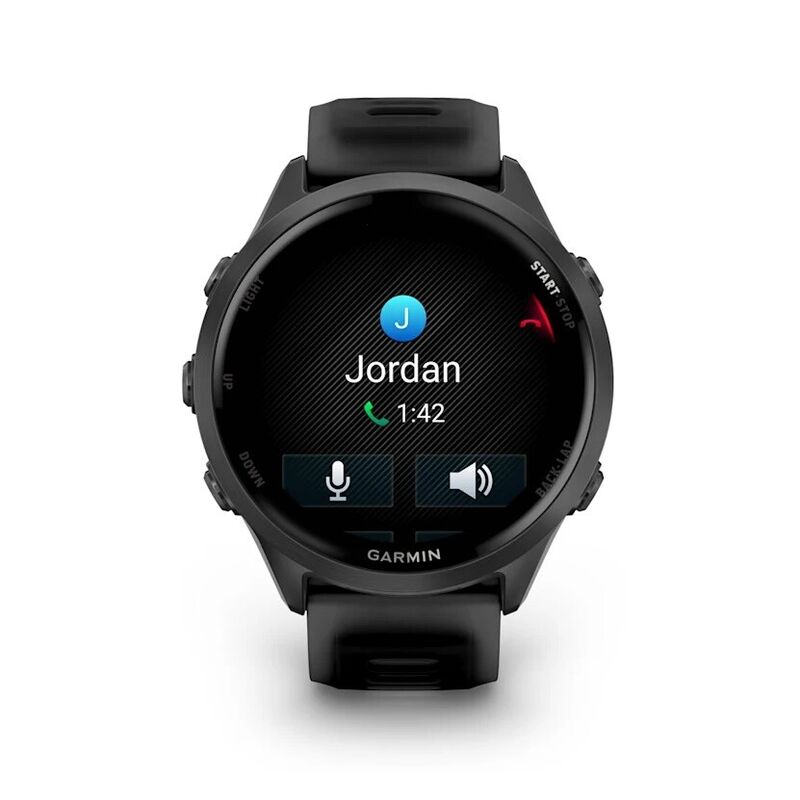 Смарт-часы Garmin Forerunner 570 - 42 mm, Сланцево-серый алюминий с черным ремешком
