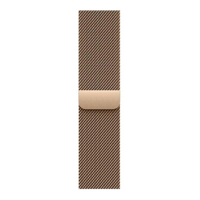 Смарт-часы Apple Watch 11 титановые Gold  42 мм, Milanese Loop Gold