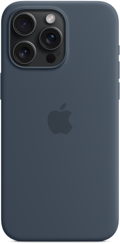 Чехол Apple MagSafe для iPhone 15 Pro Силикон, грозовая туча - MT1D3