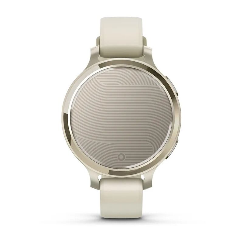 Смарт-часы Garmin Lily 2 Active - 38 mm, Золотисто-лунный безель, бежевый силиконовый ремешок