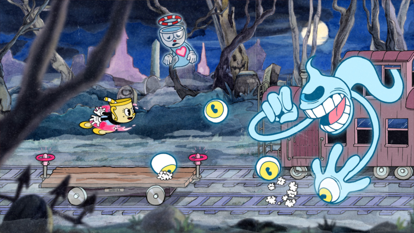 Игра Cuphead, русские субтитры (PS4)