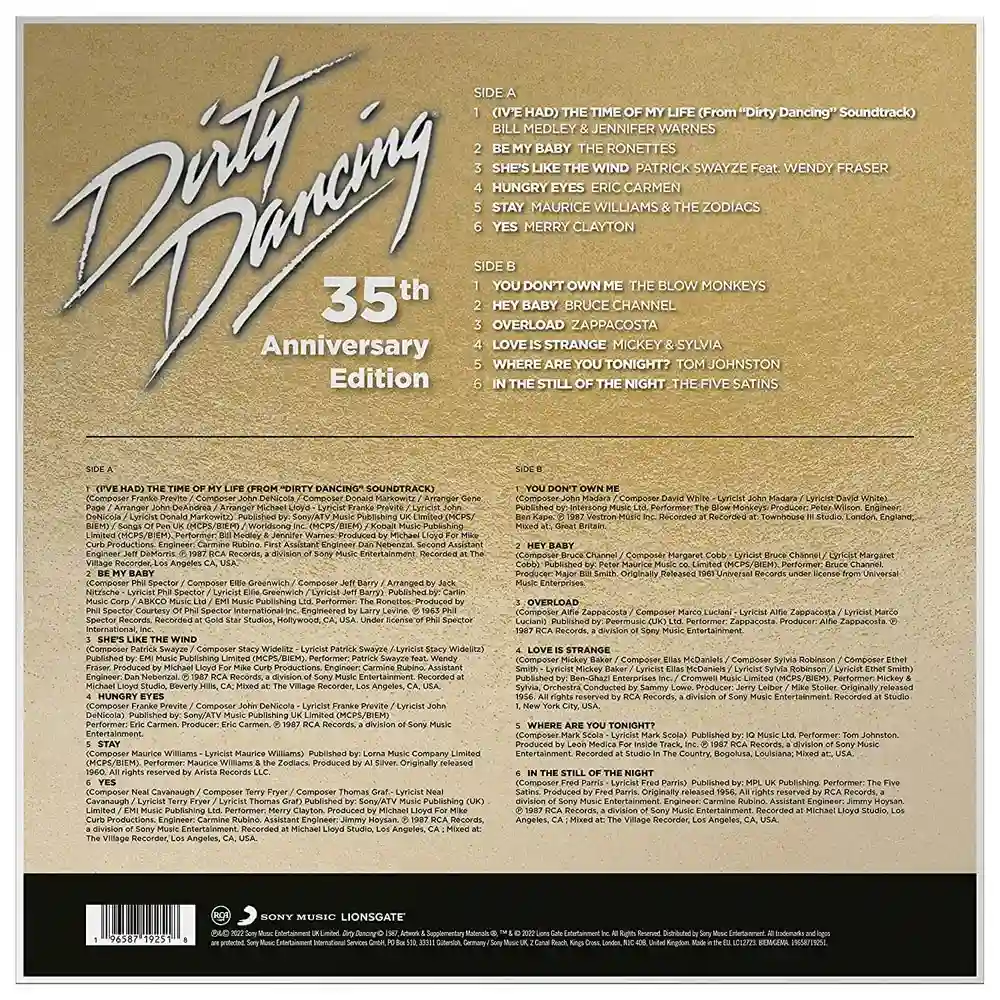 Виниловая пластинка OST - Dirty Dancing (35th Anniversary) (Watermelon Picture)