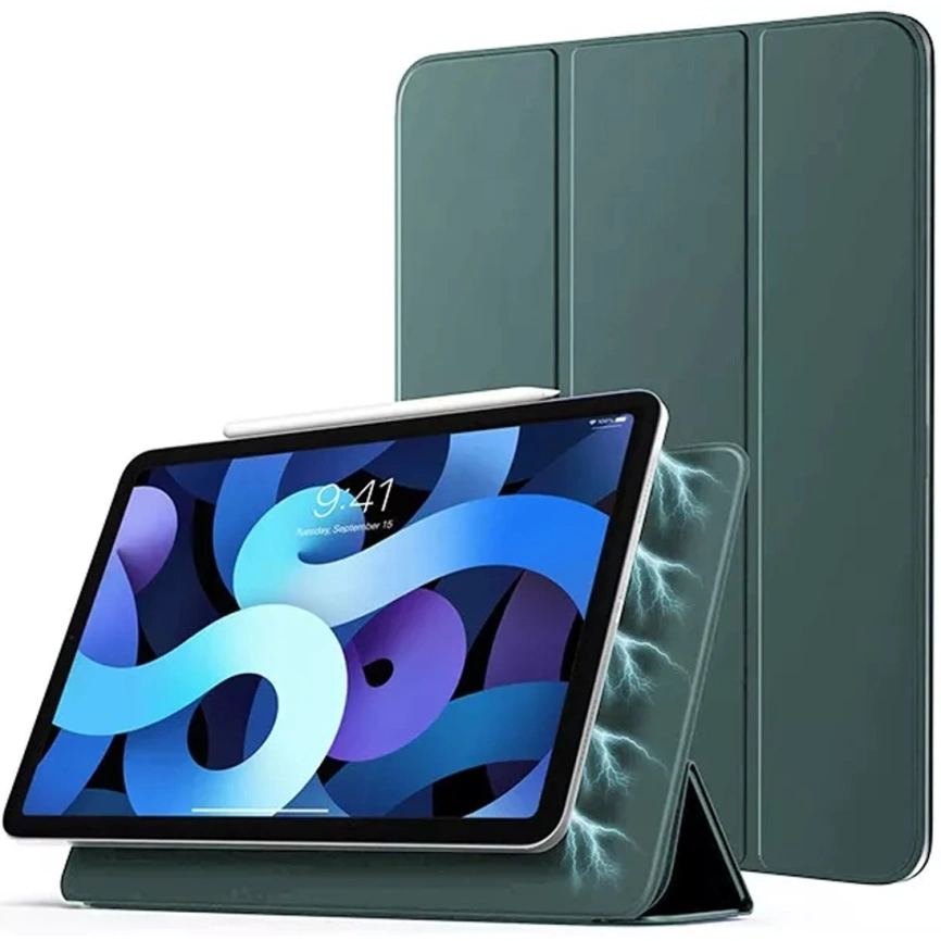 Чехол Gurdini Smart Magnet Series для iPad 11" A16 (2025) Темно-зеленый
