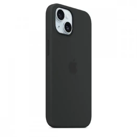 Чехол для iPhone 15 Силиконовый, Черный