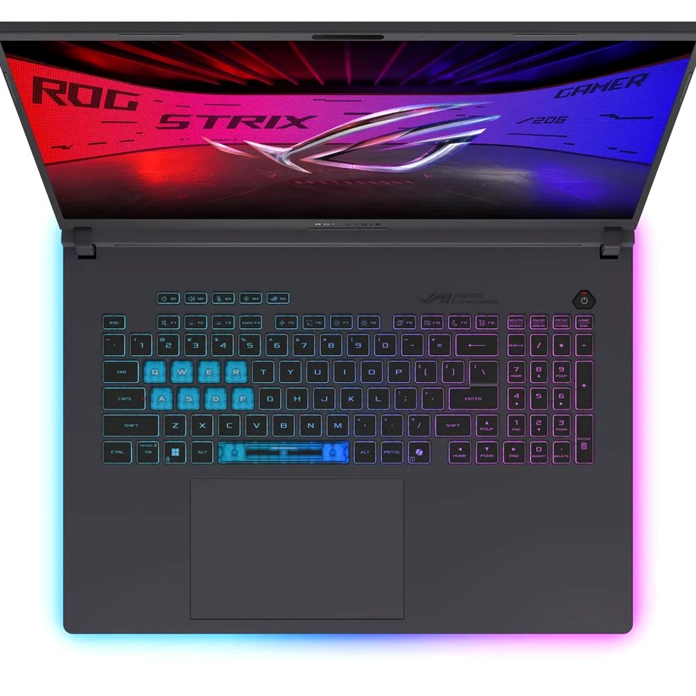 Ноутбук ASUS ROG Strix G18 90NR0LK1-M00A40 (18", Intel Core Ultra 7 255HX, 16 ГБ, 1 ТБ SSD, RTX 5070 8 ГБ, 240 Гц), серый