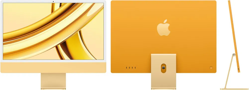 Моноблок Apple iMac 24" M3 (2023) Retina 4,5K 8C CPU/10С GPU, 16 ГБ RAM, 2 ТБ SSD, русская раскладка, (Yellow | Желтый) (Z19G001KN)