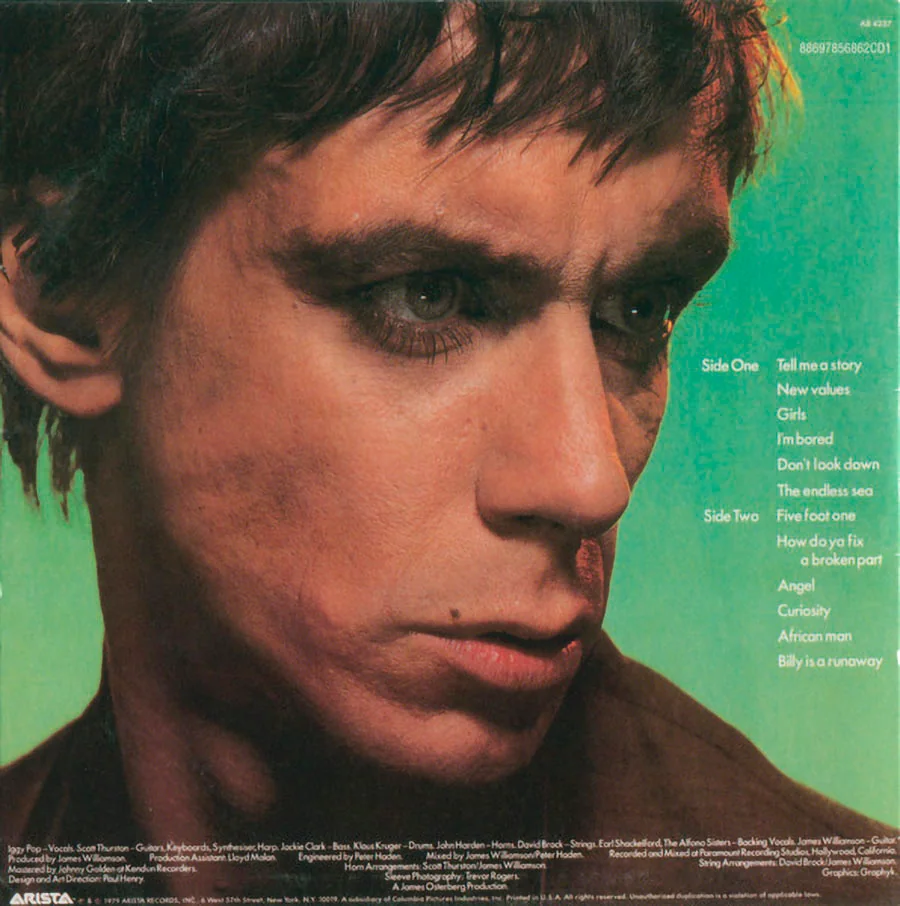 Виниловая пластинка IGGY POP - New Values