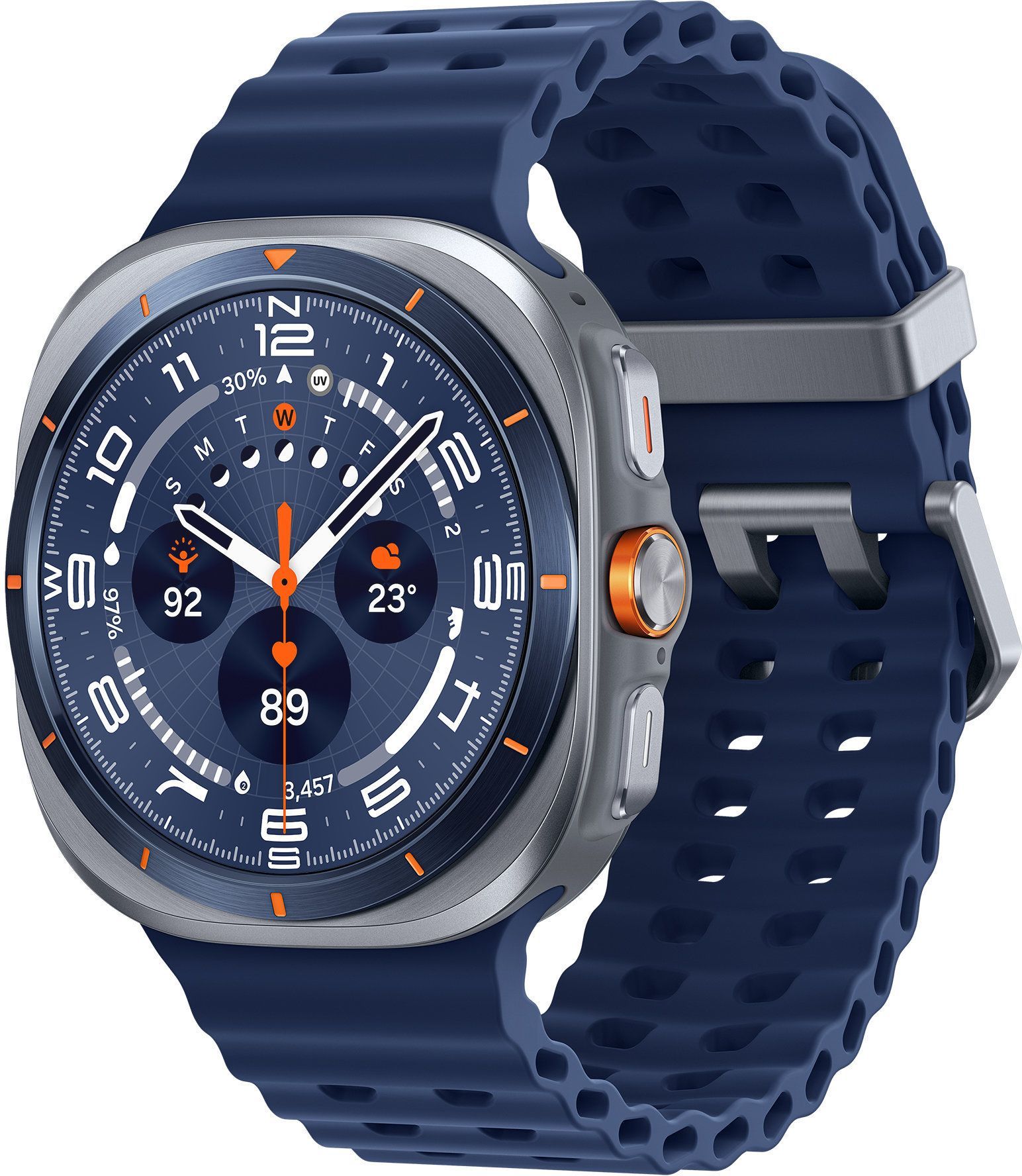 Смарт-часы Samsung Galaxy Watch Ultra (2025) - 47 mm (SM-L705) Titanium Blue (синий ремешок) Смарт-часы Samsung Galaxy Watch Ultra (2025) - 47 mm (SM-L705) Titanium Blue (синий ремешок)