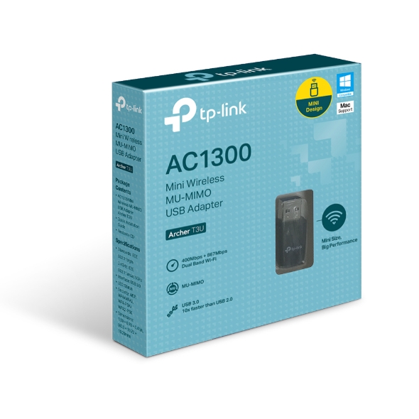 Адаптер Wi-Fi TP-Link Archer T3U, USB 3.0 (Archer T3U)
