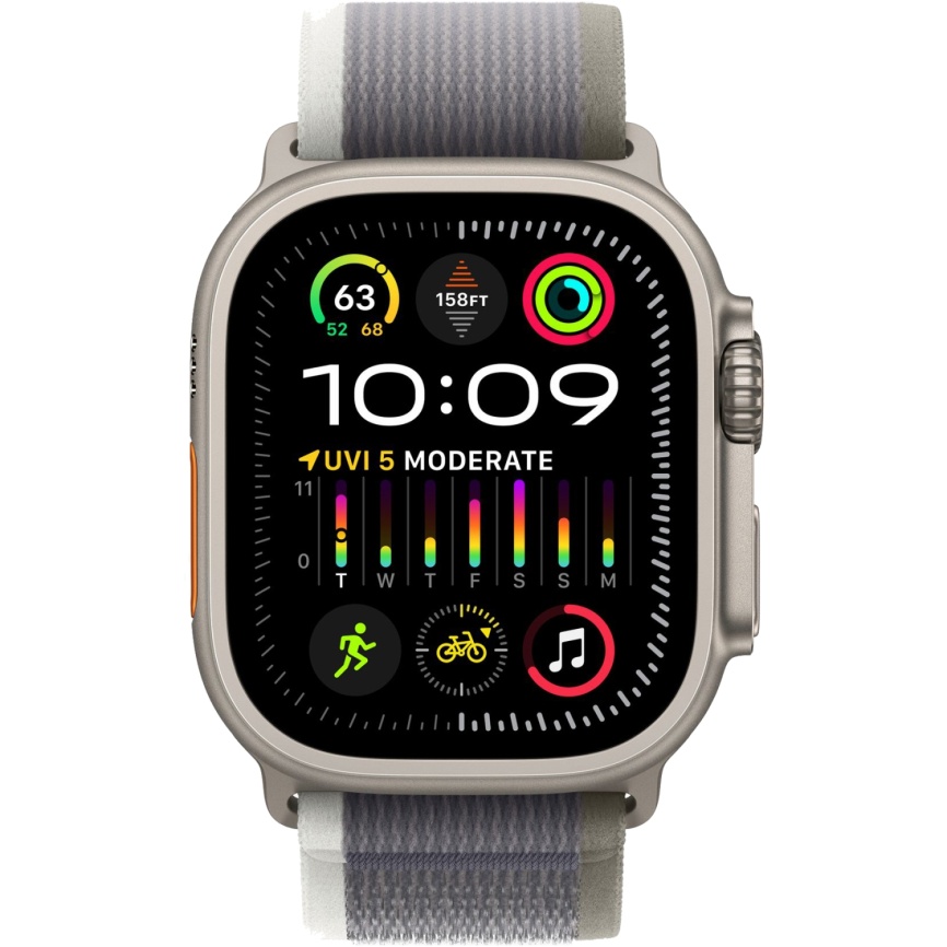Смарт-часы Apple Watch Ultra 2 49mm Trail Loop Green/Gray M/L