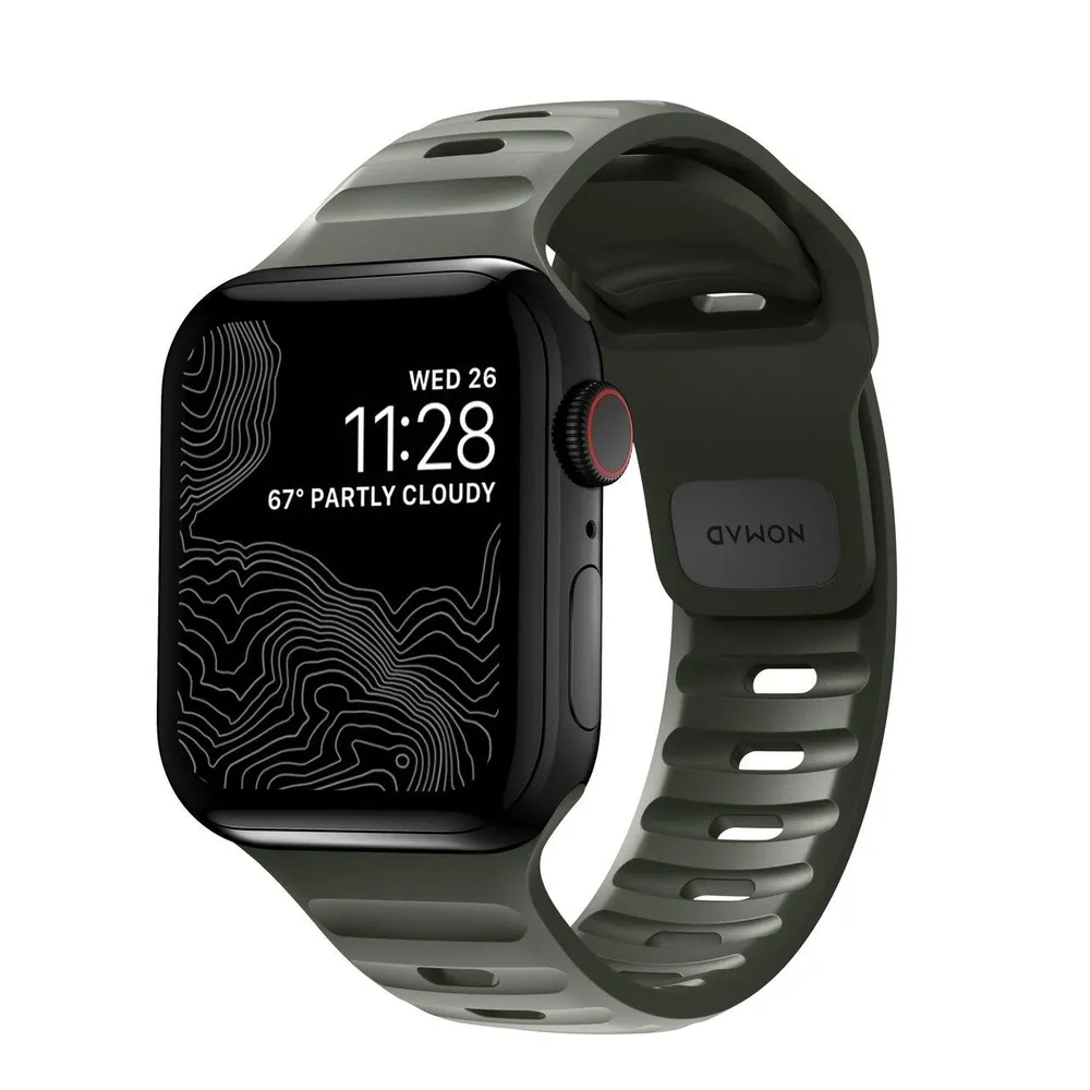 Ремешок Nomad Sport Band M/L для Apple Watch 49/45/44/42 мм (NM01132585) Green