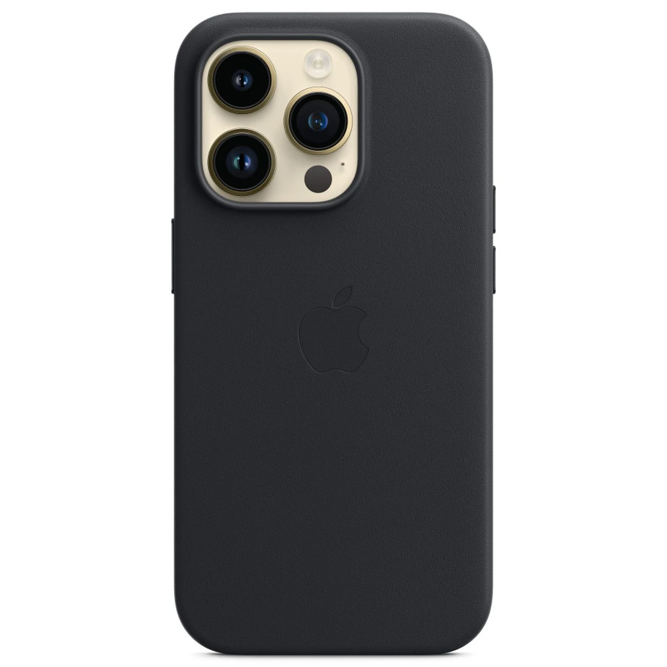 Чехол iPhone 14 Pro Leather MagSafe, Черный - MPPJ3