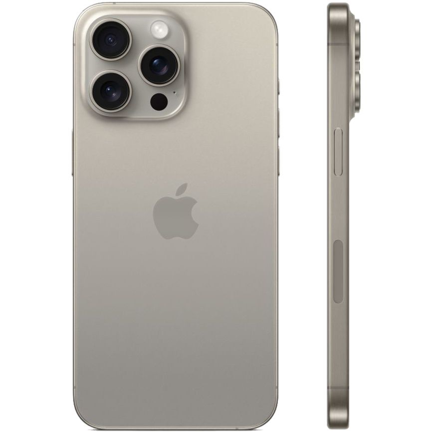 Смартфон Apple iPhone 15 Pro Max DualSim 1 ТБ (Natural Titanium | Натуральный титан)