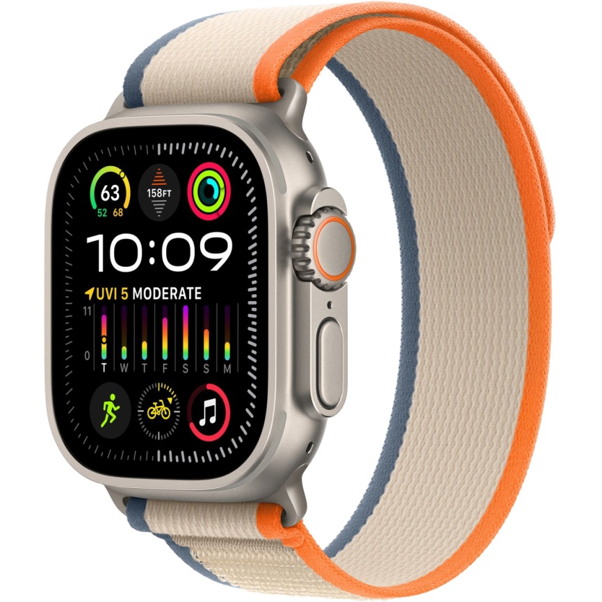 Смарт-часы Apple Watch Ultra 2 49mm Trail Loop Orange/Beige M/L