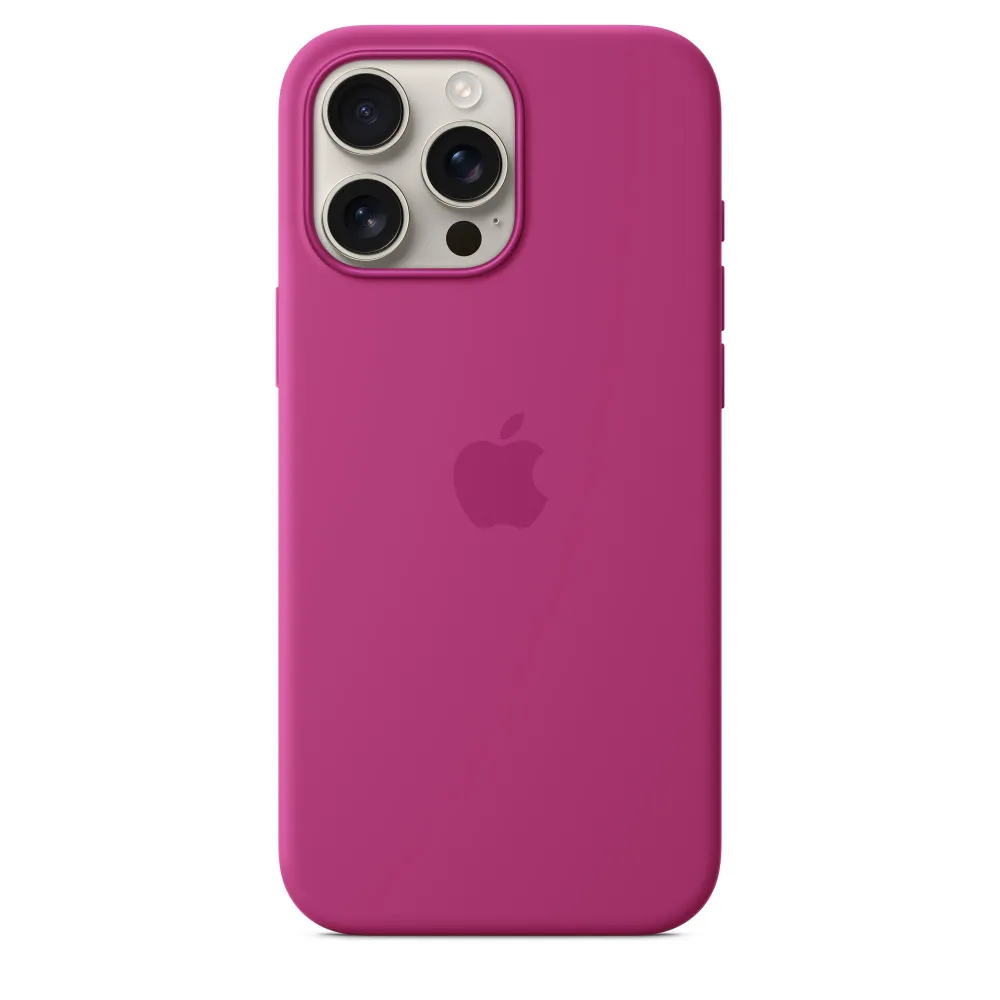 Чехол Apple для iPhone 16 Pro Max Silicone with MagSafe Fuchsia