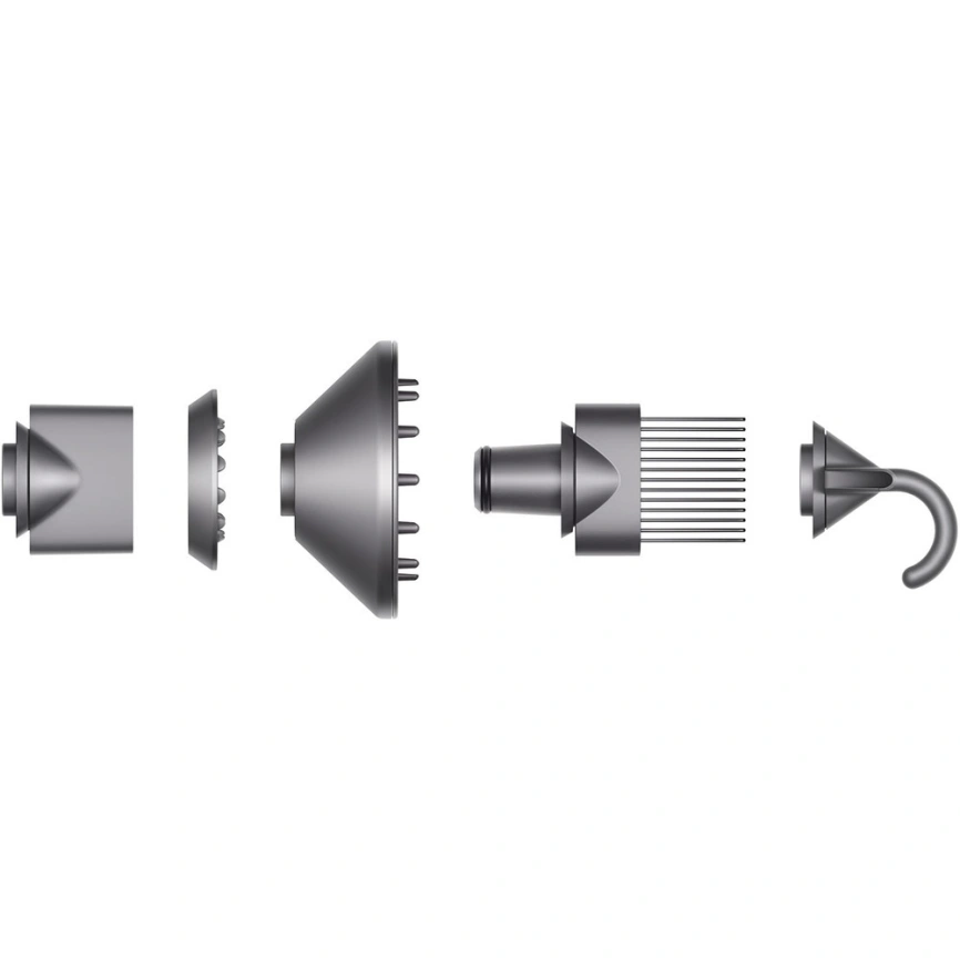 Фен Dyson Supersonic HD07, серебристый (Nickel/Fuchsia)