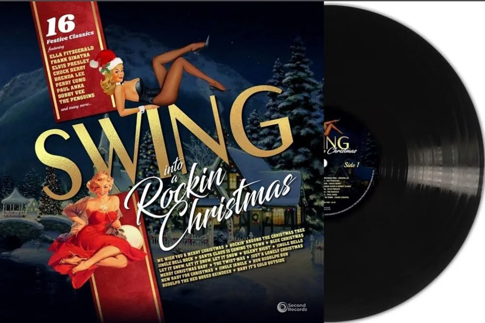 Виниловая пластинка VARIOUS ARTISTS - Swing Into A Rockin Christmas
