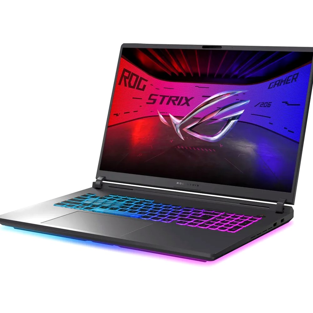 Ноутбук ASUS ROG Strix G18 90NR0LK1-M00A40 (18", Intel Core Ultra 7 255HX, 16 ГБ, 1 ТБ SSD, RTX 5070 8 ГБ, 240 Гц), серый
