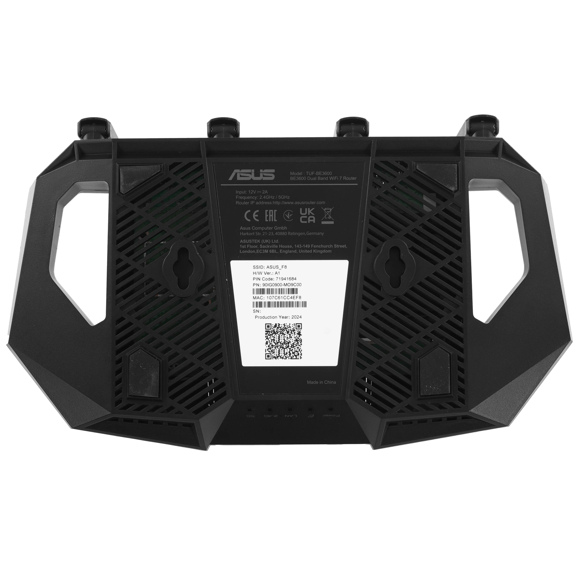 Беспроводной маршрутизатор ASUS TUF Gaming BE3600