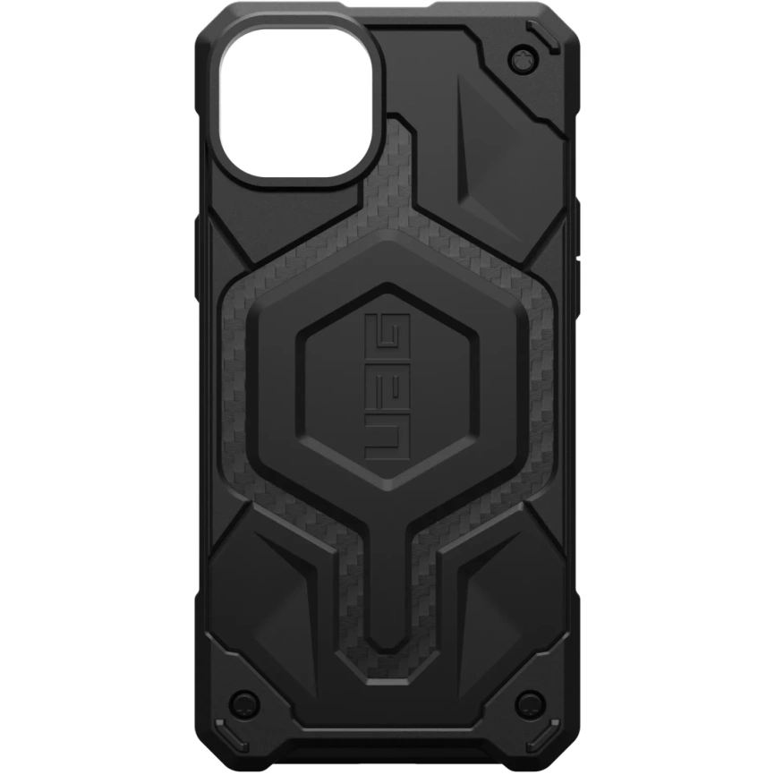 Чехол с поддержкой MAGSAFE Uag Monarch Pro для iPhone 15 Plus, цвет  карбон