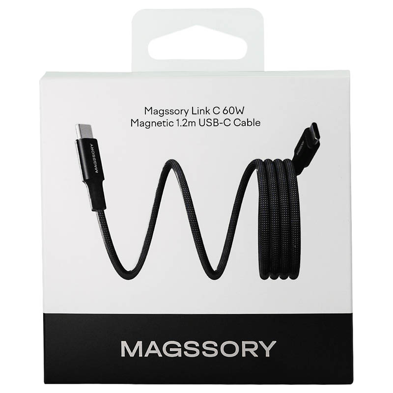 Магнитный кабель Magssory Link Lightning 60W Black