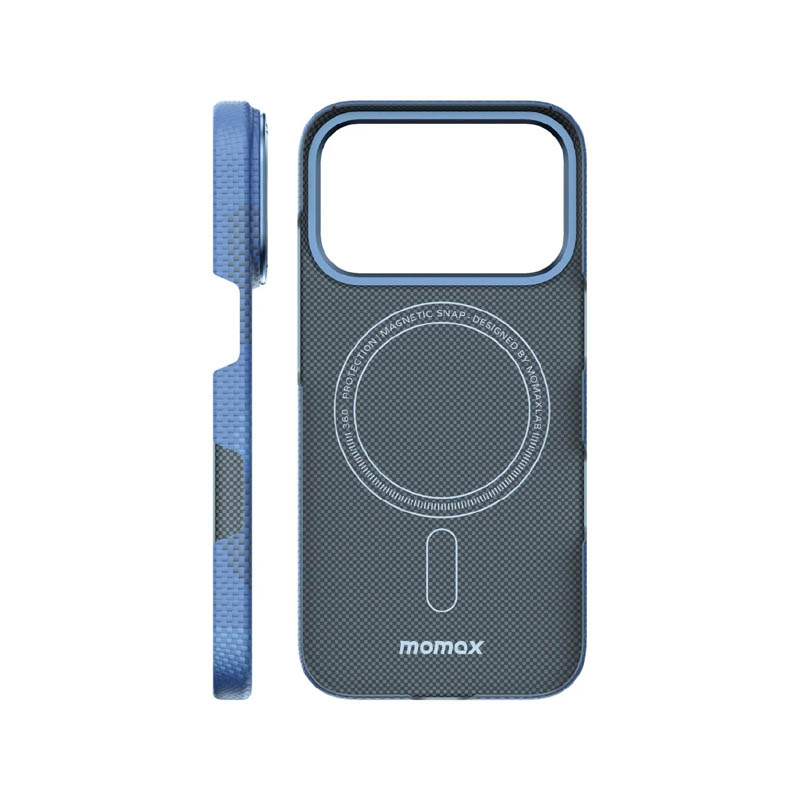 Чехол Momax Aramid Magnetic iPhone 17 Pro, Синий